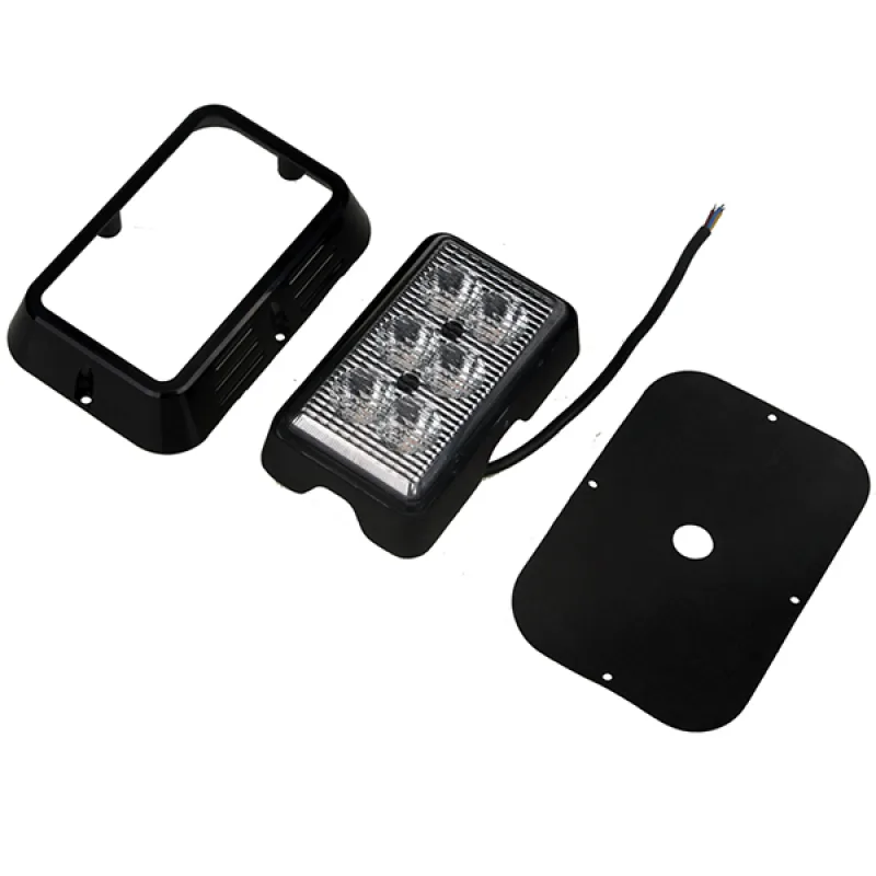 Feu Warning Orange 6 LED 18W Feu Warning Orange 6 LED 18W