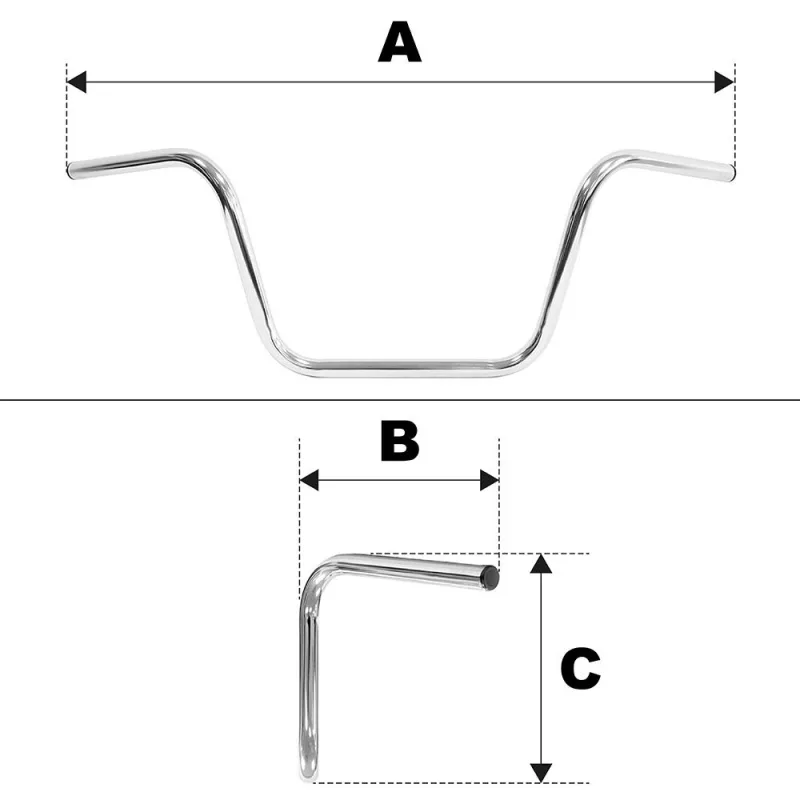 Guidon Custom Corne de Vache