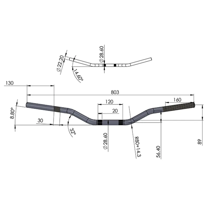 Guidon Or sans Barre Guidon Or sans Barre