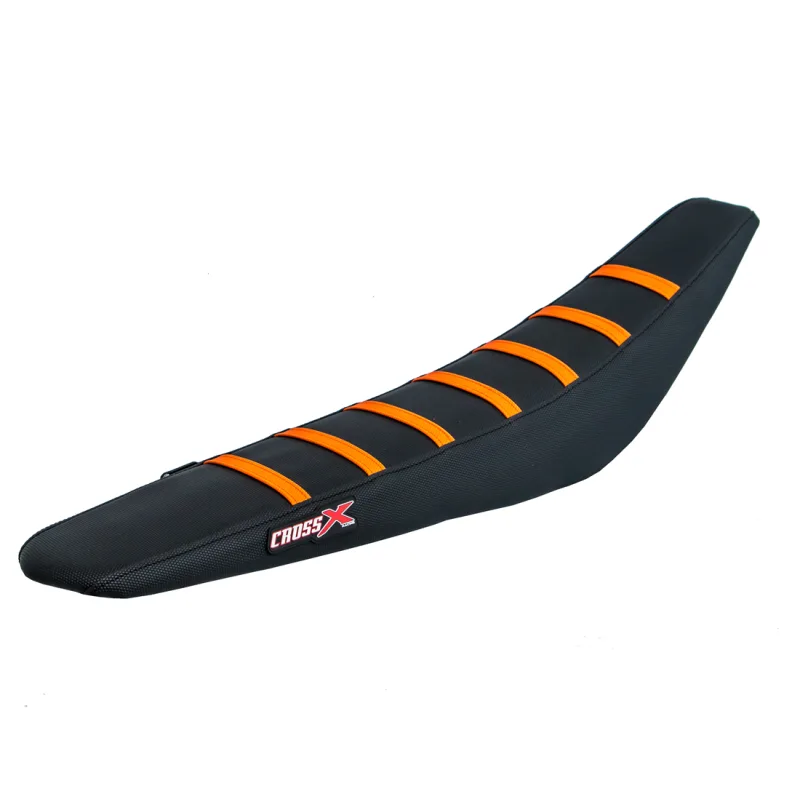 Housse de selle KTM SX 85 2013-2017 TOP BLACK- SIDE BLACK-STRIPES ORANGE (M515-3BBO) Housse de selle KTM SX 85 2013-2017 TOP BLACK- SIDE BLACK-STRIPES ORANGE (M515-3BBO)