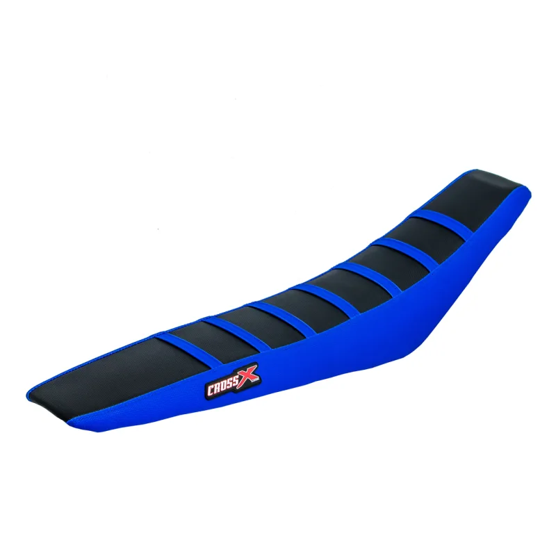 Housse de selle TM MX-EN FI 250 450 530 2015-2020 TOP BLACK- SIDE BLUE-STRIPES BLUE (M1012-3BBLBL) Housse de selle TM MX-EN FI 250 450 530 2015-2020 TOP BLACK- SIDE BLUE-STRIPES BLUE (M1012-3BBLBL)