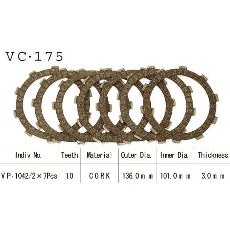 Kit Disques d'Embrayage Garnis Cbr600 F 1999/2000 Kit Disques d'Embrayage Garnis Cbr600 F 1999/2000