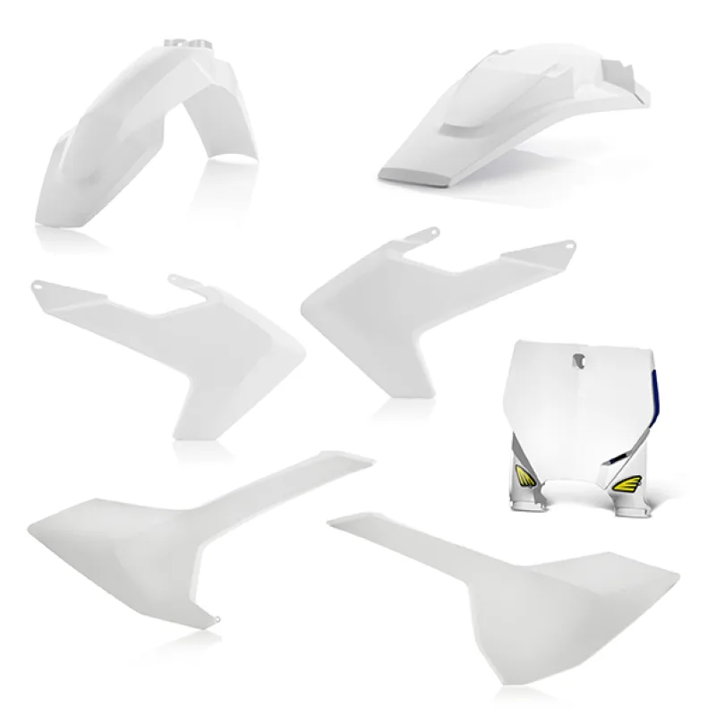 Kit plastique 5 elements HVA TC/FC 16 - Blanc Kit plastique 5 elements HVA TC/FC 16 - Blanc