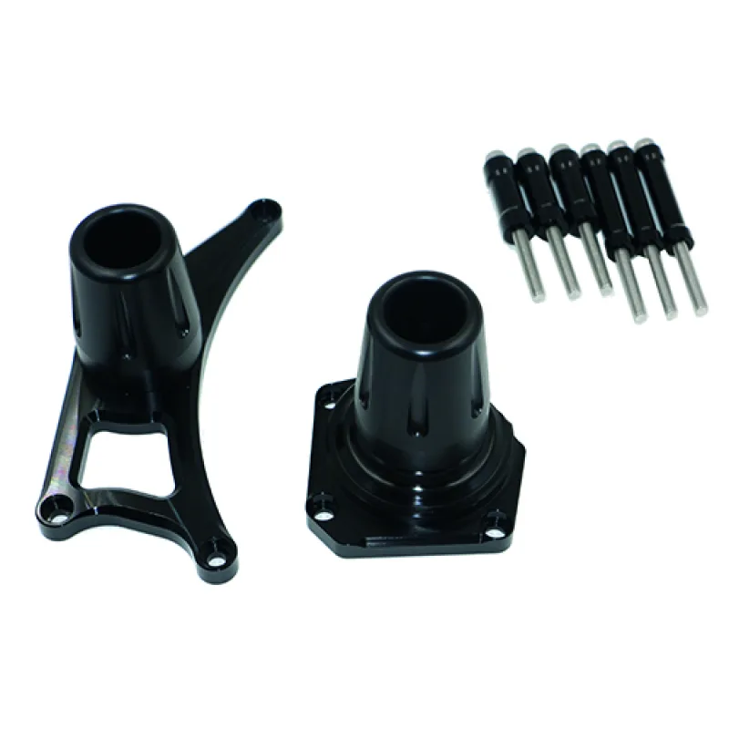 Kit Protection de Carters CNC Anodisés Noir MT-01 2005-2011 Gauche et Droit Kit Protection de Carters CNC Anodisés Noir MT-01 2005-2011 Gauche et Droit