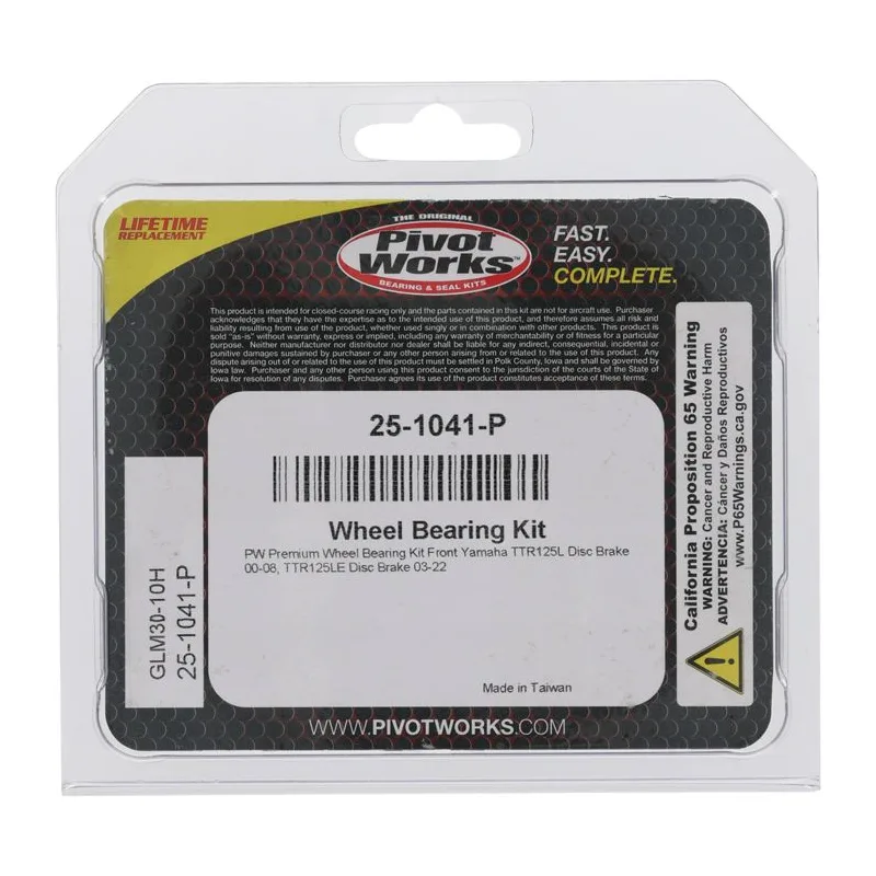 Kit Roulements de Roue Avt + Spy YAMAHA TT-R 125 LE 2003-2013 Kit Roulements de Roue Avt + Spy YAMAHA TT-R 125 LE 2003-2013