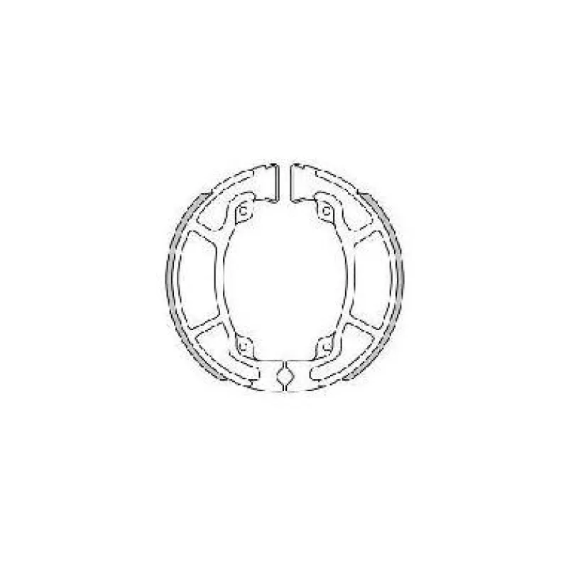 Mâchoires de Frein Ø125mm L 25mm Mâchoires de Frein Ø125mm L 25mm