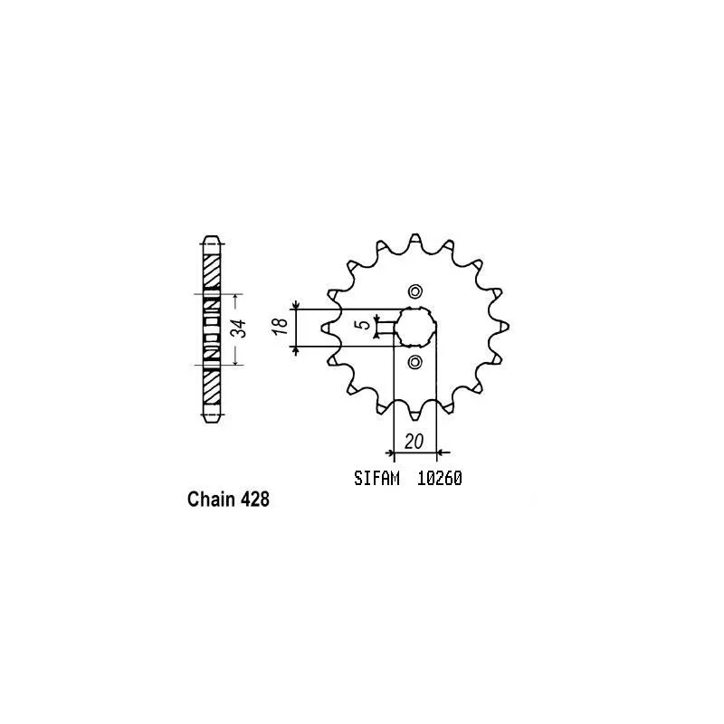 Pignon C 90 75-82