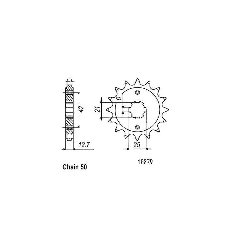 Pignon Cb 550 F 78-80