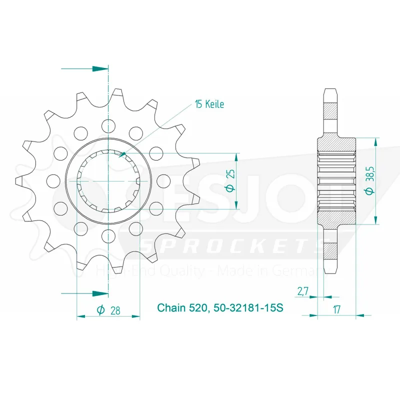 Pignon Esjot Lightweight Pignon Esjot Lightweight
