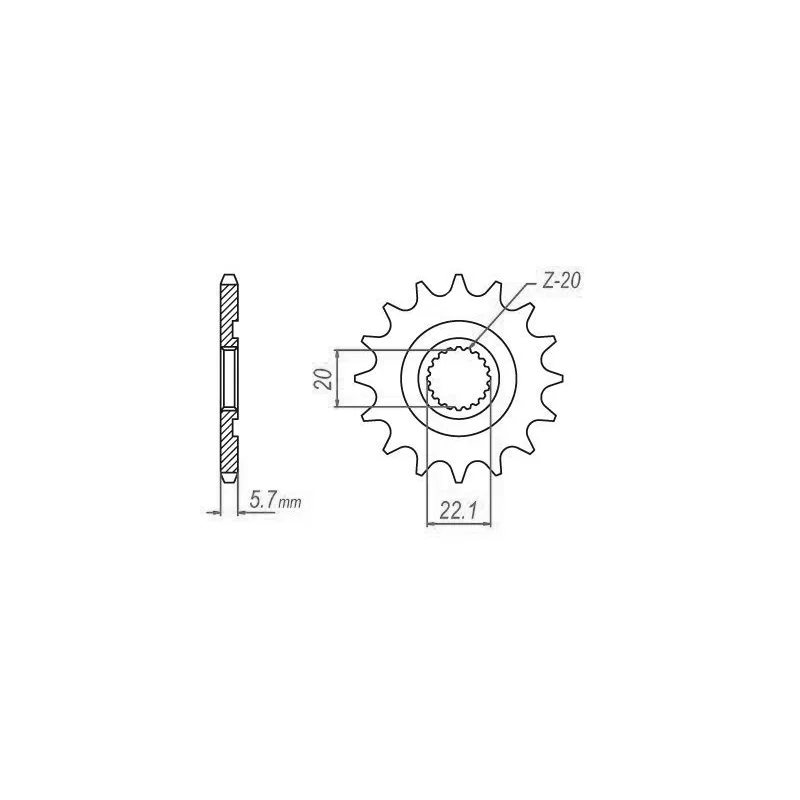 Pignon TT Esjot Lightweight