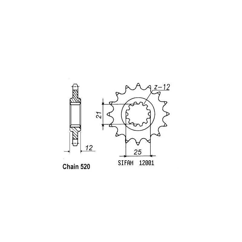 Pignon TT Esjot Pignon TT Esjot