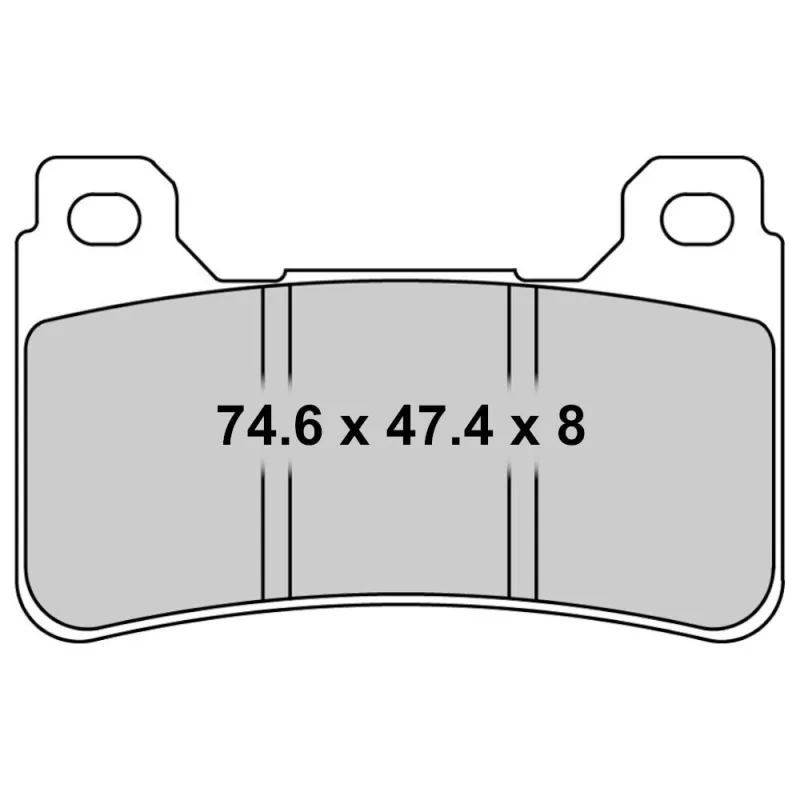 Plaquette de frein Métal Fritté Sinter Grip Road