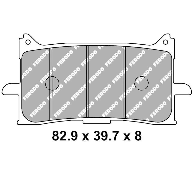 Plaquette de frein Semi-Métal Eco-Friction Route