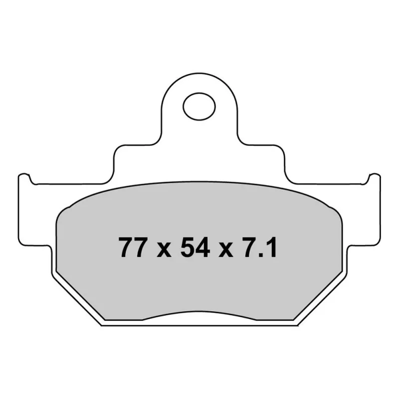 Plaquette de frein Semi-Métal Platinum + Route/Off Road