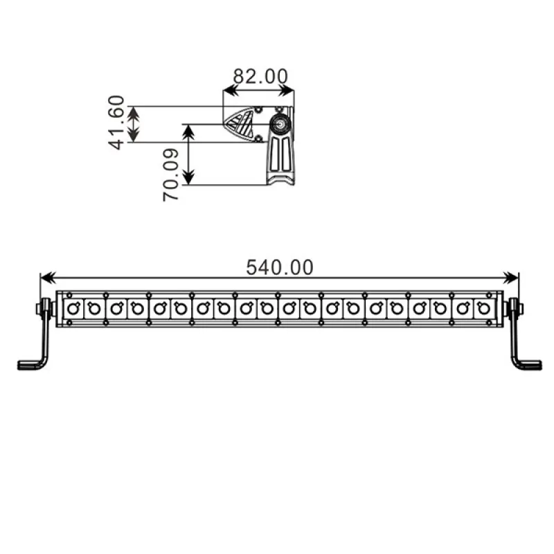 Projecteur 20 LED Quad 
