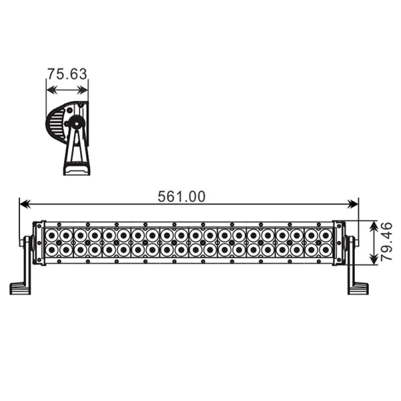 Projecteur 40 LED Quad 120w Projecteur 40 LED Quad 120w