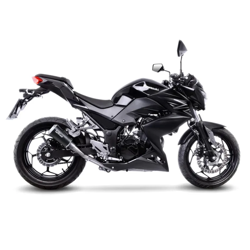 SBK LV-10 BLACK KAWASAKI NINJA 250/300 R - Z 250/300/ABS SLIP-ON SBK LV-10 BLACK KAWASAKI NINJA 250/300 R - Z 250/300/ABS SLIP-ON