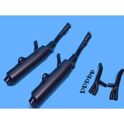 Silencieux Rond ZX10 TOMCAT Ronds Ø100 Noirs Silencieux Rond ZX10 TOMCAT Ronds Ø100 Noirs