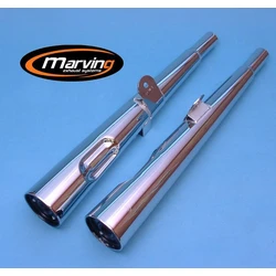 Silencieux Marvi XS 400 Chromés Silencieux Marvi XS 400 Chromés
