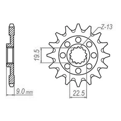 Pignon Suzuki Rmz 250 2013 Pignon Suzuki Rmz 250 2013