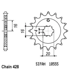 Pignon Kawasaki Pignon Kawasaki
