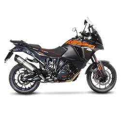 SBK LV ONE EVO KTM 1090 ADV/R - 1290 SUPER ADV R/S/T INOX w/bags SLIP-ON SBK LV ONE EVO KTM 1090 ADV/R - 1290 SUPER ADV R/S/T INOX w/bags SLIP-ON