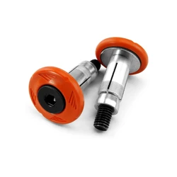 Embouts de guidon - Orange Embouts de guidon - Orange