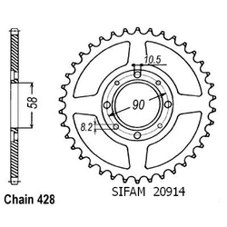 Couronne Cg 125 77-84 Couronne Cg 125 77-84