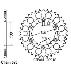 Couronne Xls 500 S 80-81 Couronne Xls 500 S 80-81