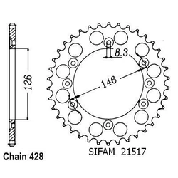 Couronne Ts 125 R 89-96 Couronne Ts 125 R 89-96
