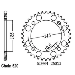 Couronne Xt 550 82-83 Couronne Xt 550 82-83