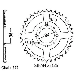 Couronne Ca 125 Rebel Couronne Ca 125 Rebel