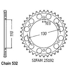 Couronne Yam Yfz-r6 2003 Couronne Yam Yfz-r6 2003
