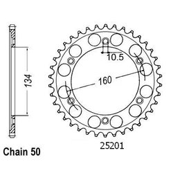 Couronne Vtr 1000 Sp-1 00-01 Couronne Vtr 1000 Sp-1 00-01