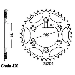 Couronne Rieju 50 Rr Sm/Spike Couronne Rieju 50 Rr Sm/Spike