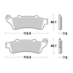 Plaquette de frein Métal Fritté Sinter Grip Road Plaquette de frein Métal Fritté Sinter Grip Road
