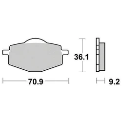 Plaquette de frein Métal Fritté Sinter Grip Off Road Plaquette de frein Métal Fritté Sinter Grip Off Road