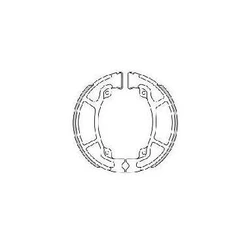 Mâchoires de Frein Ø125mm L 25mm Mâchoires de Frein Ø125mm L 25mm