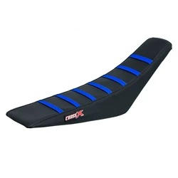 Housse de selle SHERCO SE-R SEF-R 2012 - 2016 TOP BLACK- SIDE BLACK-STRIPES BLUE (M1100-3BBBL) Housse de selle SHERCO SE-R SEF-R 2012 - 2016 TOP BLACK- SIDE BLACK-STRIPES BLUE (M1100-3BBBL)