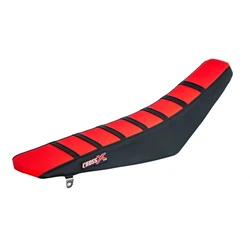 Housse de selle HONDA CR 125 00-07 CR 250 00-07 TOP RED- SIDE BLACK-STRIPES BLACK (M114-3RBB) Housse de selle HONDA CR 125 00-07 CR 250 00-07 TOP RED- SIDE BLACK-STRIPES BLACK (M114-3RBB)