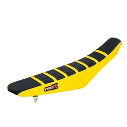 Housse de selle SUZUKI RM 125 96-00 RM 125 96-00 TOP BLACK- SIDE YELLOW-STRIPES YELLOW (M309-3BYY) Housse de selle SUZUKI RM 125 96-00 RM 125 96-00 TOP BLACK- SIDE YELLOW-STRIPES YELLOW (M309-3BYY)
