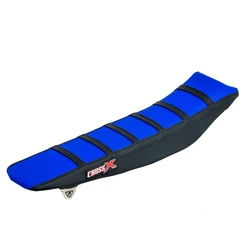 Housse de selle YAMAHA YZ 125 02-20 YZ 250 02-20 TOP BLUE- SIDE BLACK-STRIPES BLACK (M416-3BLBB) Housse de selle YAMAHA YZ 125 02-20 YZ 250 02-20 TOP BLUE- SIDE BLACK-STRIPES BLACK (M416-3BLBB)