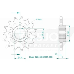 Pignon Esjot Lightweight Pignon Esjot Lightweight