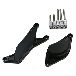 Kit Protection de Carters CNC Anodisés Noir GSR 600 / 750 Gauche et Droit Kit Protection de Carters CNC Anodisés Noir GSR 600 / 750 Gauche et Droit
