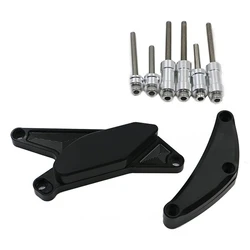 Kit Protection de Carters CNC Anodisés Noir GSX-R 600/750 2006-2010 Gauche et Droit Kit Protection de Carters CNC Anodisés Noir GSX-R 600/750 2006-2010 Gauche et Droit