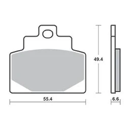 Plaquette de frein Sifam Métal Fritté haute performance norme KBA/ABE Plaquette de frein Sifam Métal Fritté haute performance norme KBA/ABE