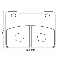 Plaquette de frein Sifam Métal Fritté haute performance norme KBA/ABE Plaquette de frein Sifam Métal Fritté haute performance norme KBA/ABE