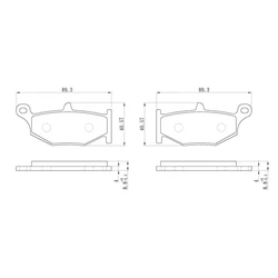 Plaquette de frein Perftec Métal Fritté haute performance Plaquette de frein Perftec Métal Fritté haute performance