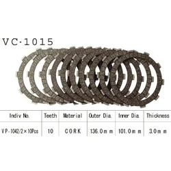 Kit Disques d'Embrayage Garnis Vfr750 R 1988/1991 Kit Disques d'Embrayage Garnis Vfr750 R 1988/1991