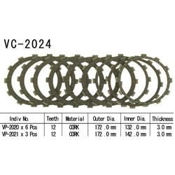 Kit Disques d'Embrayage Garnis Xv 1700 Star Warrior Kit Disques d'Embrayage Garnis Xv 1700 Star Warrior